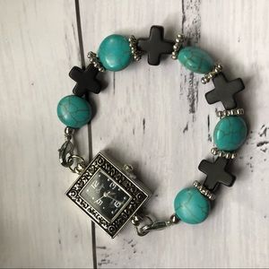 Ladies Stretch Bracelet interchangeable Watch Face